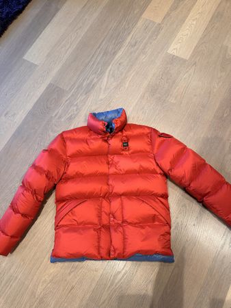 Neue Blauer USA Winterjacke/Daunen Rot Gr. M Top Zustand