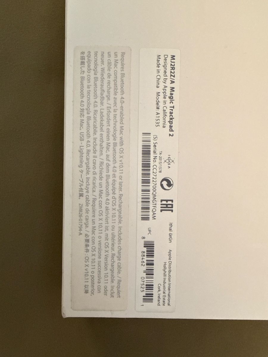 Apple Souris: Apple Magic Trackpad 2 A1535 gebraucht – D'occasion à Zürich par sha_vw65 4