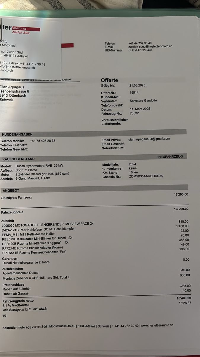 Route: Ducati mono 698 rve – D'occasion à Ottenbach par gia_7tgf 3
