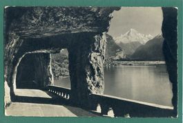 Axenstrasse und Bristenstock, 1962, gelaufen