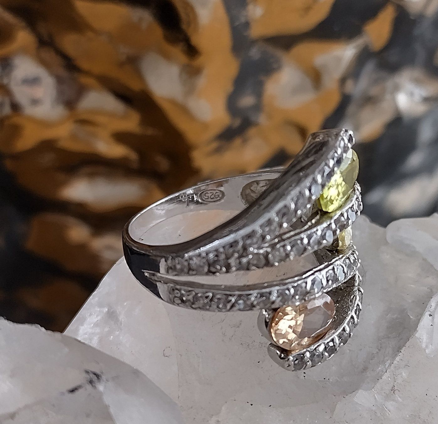 Anelli: COCKTAIL RING IN 925 SILBER – Usato da Romanshorn venduto da Glitzer-Paradies 3