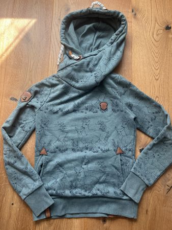 Seltener wunderschöner Naketano Pullover mit Rehprint, - S