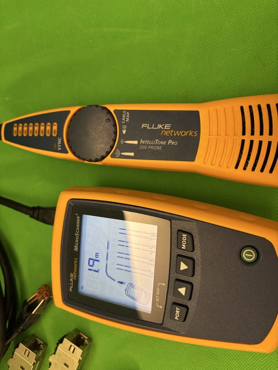 Fluke Mesurer: Fluke Networks MicroScanner2 Kit mit Tasche gebraucht – D'occasion à Kilchberg ZH par bionicdog 1