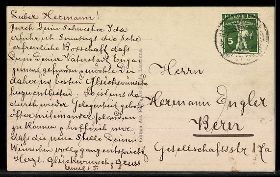 Ansichtskarten: AK St. Gallen, An den drei Weihern – Gebraucht aus Berlin von bartko-reher 1