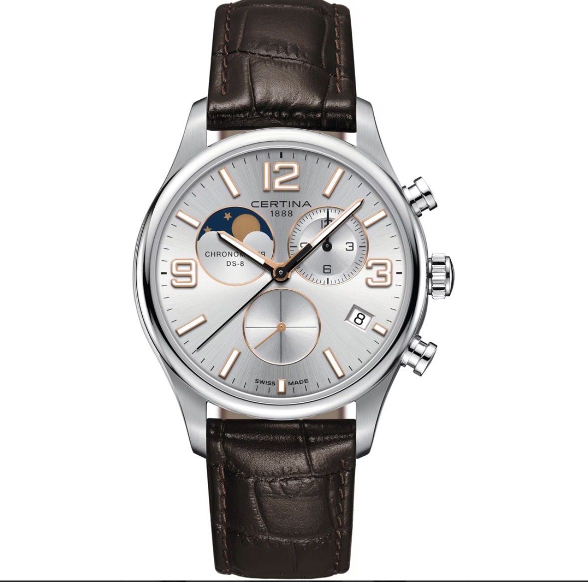 Certina Orologi: Certina DS-8 Chrono Moonphase – Usato da Benken SG venduto da Malou1 5
