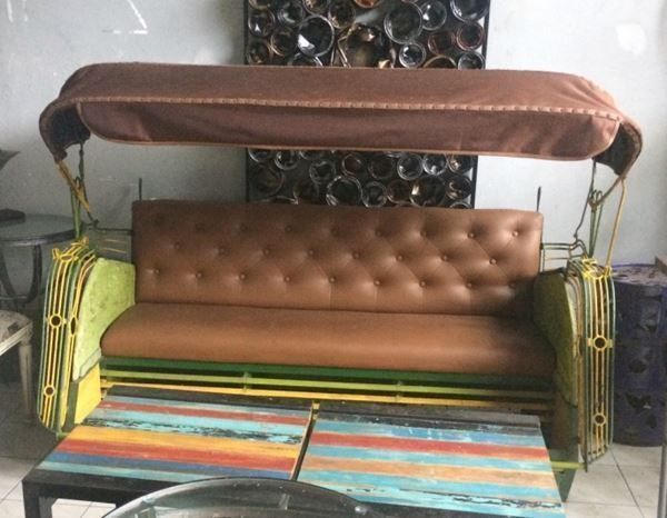 Divani: Sofa Lounge Couch Loungesofa Rikscha Design Möbel Sitzmöbel – Nuovo e nell'imballaggio originale da Daisendorf venduto da Wohn-Kult