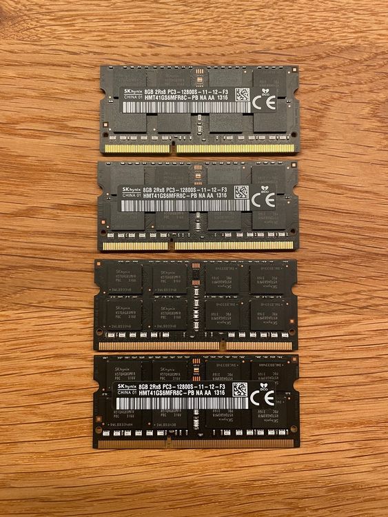 32 GB RAM (4 x 8 GB) PC3 SODIMM | Kaufen auf Ricardo