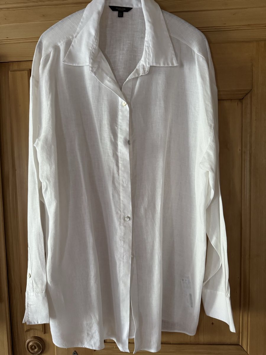 Massimo Dutti Camicette: Leinenhemd weiss, Grösse L , Neuwertig – Nuovo (secondo la descrizione) da Au ZH venduto da Pulaila2020