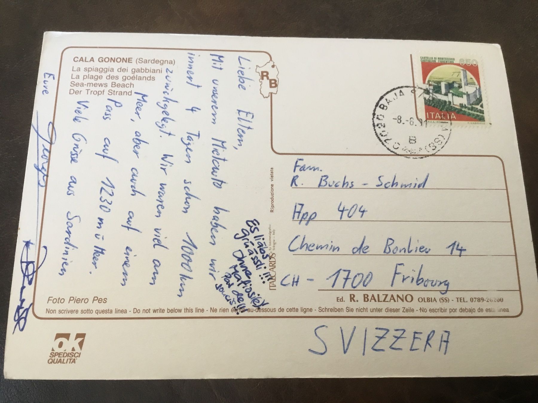 Cartes postales: Sardinien, Cala Gonone – D'occasion à Kerzers par Georges3210 1