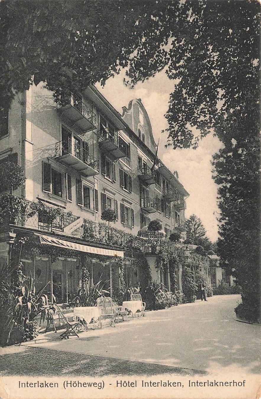 Cartoline postali: Interlaken höheweg – Usato da Biasca venduto da Blenio71