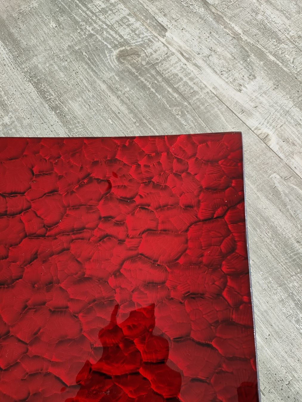 Toutes les décorations: Dekorative rote Glasplatte/ Früchteplatte – D'occasion à Gipf-Oberfrick par minini 2
