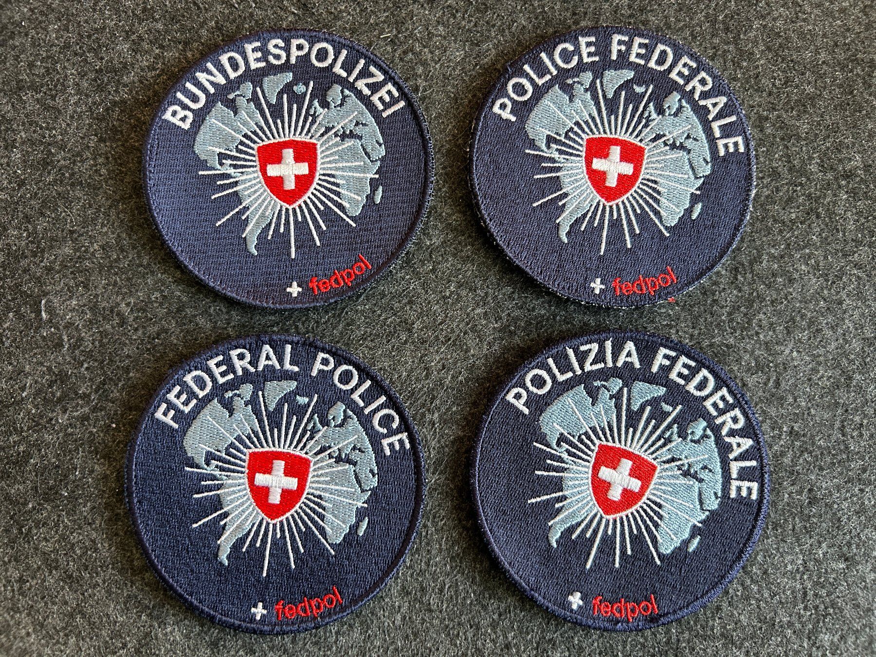 Plaquettes & Badges: Set Patches Bundespolizei d/f/i/e – D'occasion à Berikon par DGC-1995