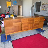 1960 Sideboard Dresser Holzkommode Vintage Nussholz Kommode