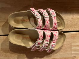 Superfit Finken, Gr. 40, Rosa mit Kirschen, Top Zustand!