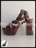 Escarpins Sandales TopShop 42 talon 12.5cm plateau 5cm simil
