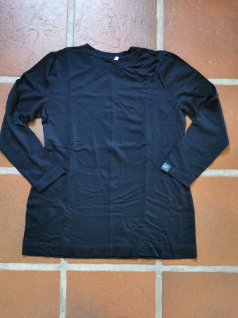 Atmungsaktives Shirt / Sportshirt langarm Gr. 46 / schwarz