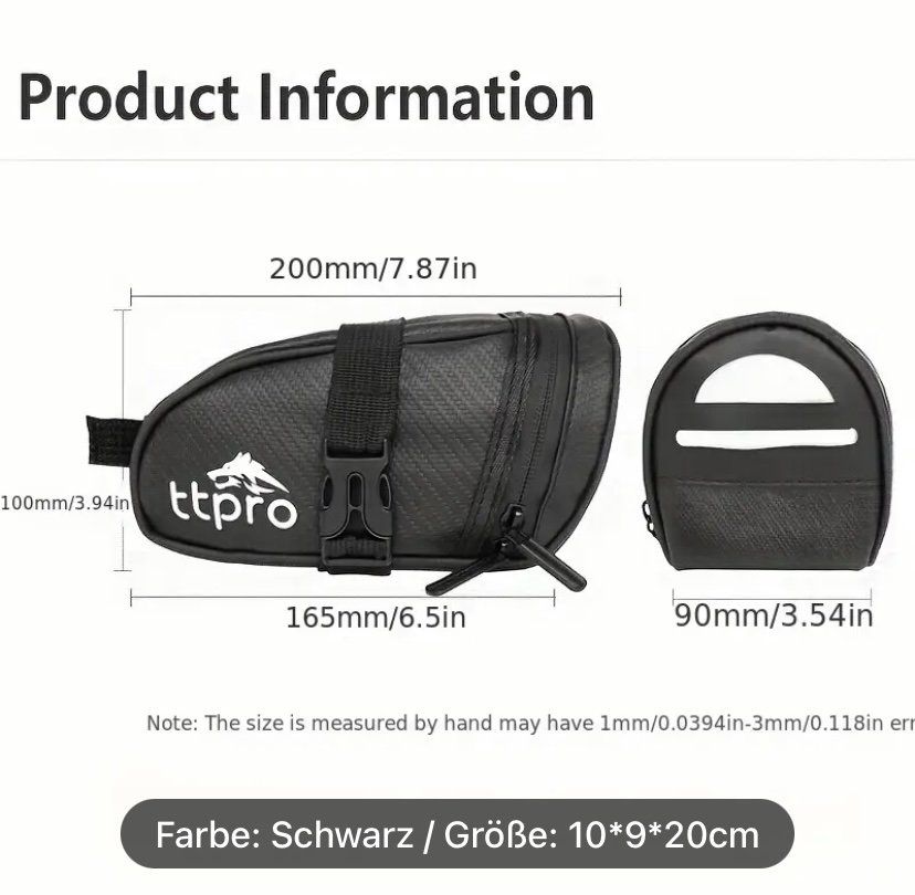 Ersatzteile: Velo / Fahrrad / Satteltasche – Neu und originalverpackt aus Zollbrück von shop_2016 2