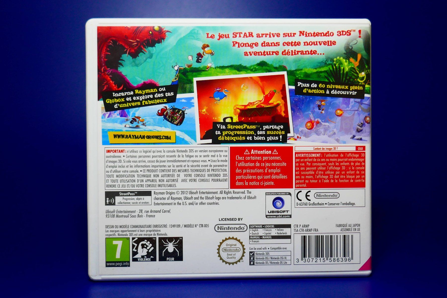 Nintendo Giochi: Rayman Origins - Nintendo 3DS – Usato da Vuarrens venduto da Espace-Retro 3