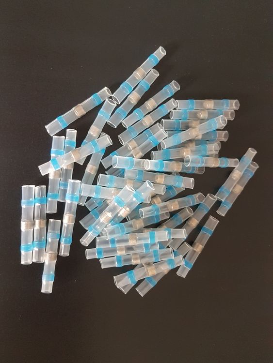 Jecdfs Quetschverbinder Set - 50 Stück Wasserdichte Kabelverbinder 16-14 AWG