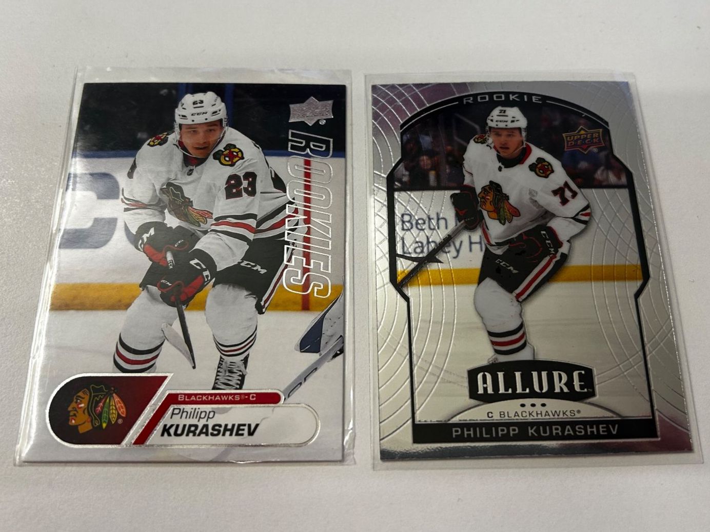 NHL Carte collezionabili: Upper Deck NHL 2x Philipp Kurashev Sportscards – Usato da Oberwil-Lieli venduto da Mhd