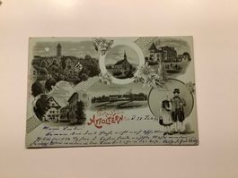 GRUSS aus AFFOLTERN a.A. ZH 1899 LITHO