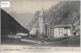 Trient - Eglise et Hotel-Pension du Midi