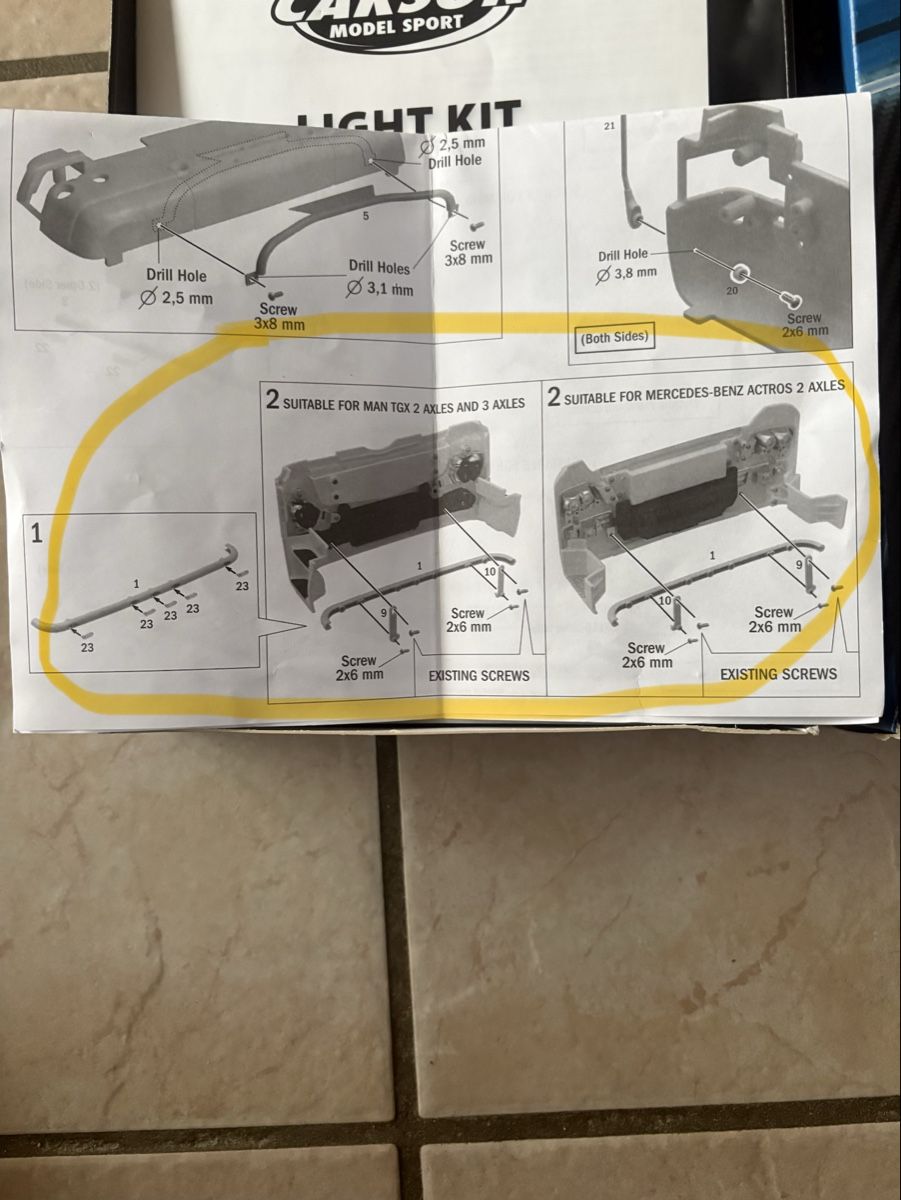Carson Modellismo RC: Carson TruckLine  kit de construction 1: – Nuovo (secondo la descrizione) da Mézières FR venduto da Paulwalke3 2
