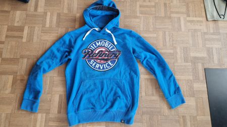 Petrol Industries Hoodie Gr. L, Blaue Kapuzenpullover Herren