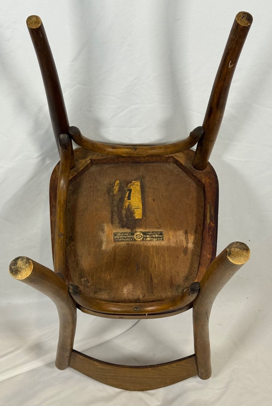 Horgen Glarus Sedie: Chaise ancienne Horgen Glarus en bois – Usato da Tramelan venduto da lolopat 6