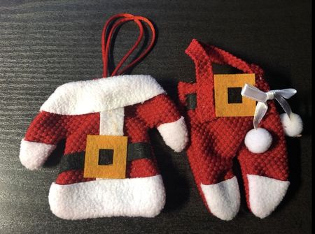 Süsser Weihnachtsmann - Kleid zum Befüllen