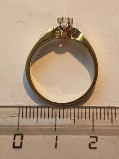 Anelli: Solitär - Verlobungsring mit 1 Brillant – Nuovo (secondo la descrizione) da Unterägeri venduto da Altgoldschmuck 4