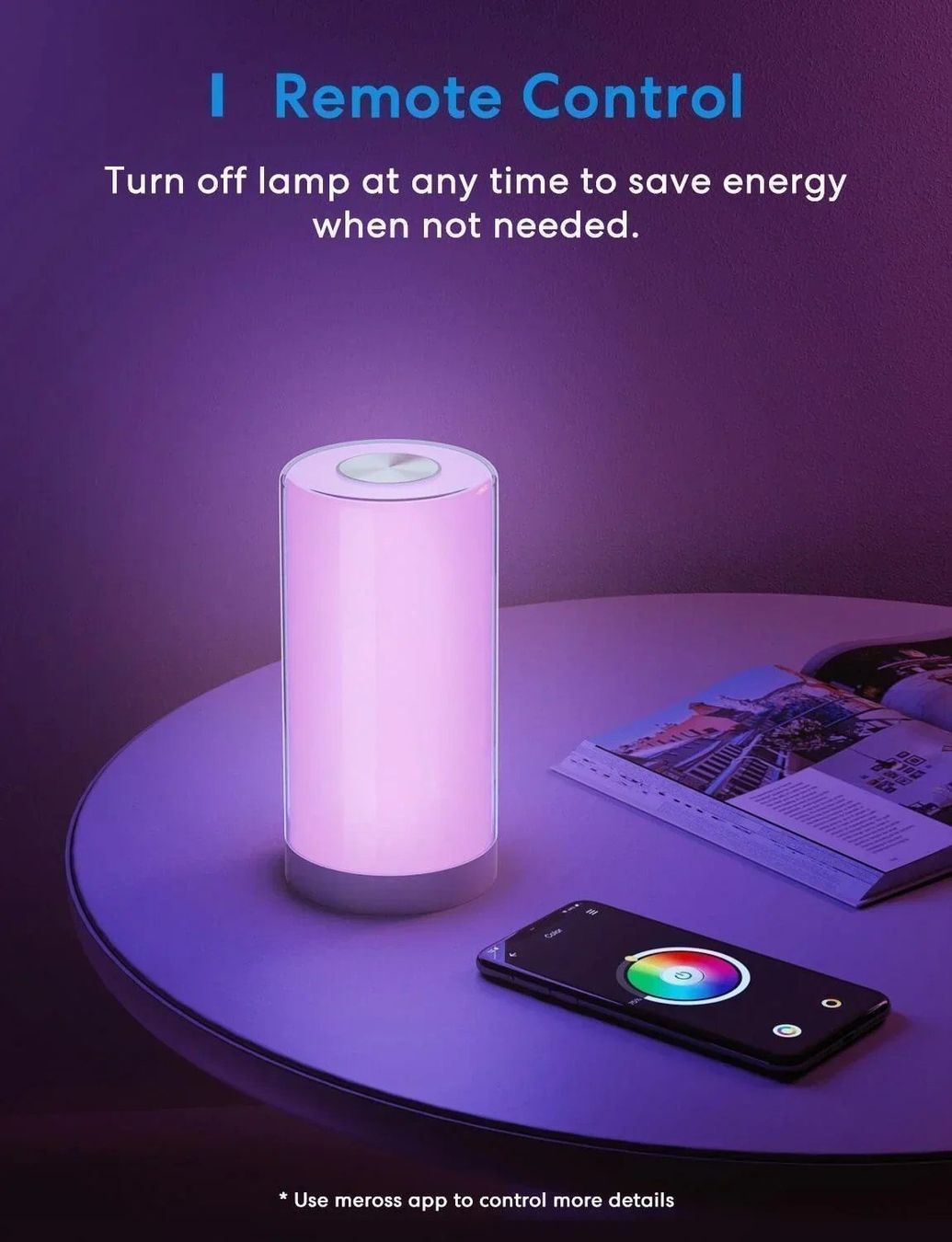 Lampen: Lampe de table connectée Meross – Neu und originalverpackt aus Vernier von ton_m8qt 5