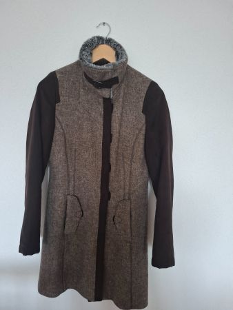 Manteau Heine marron, taille 34 pour l'automne