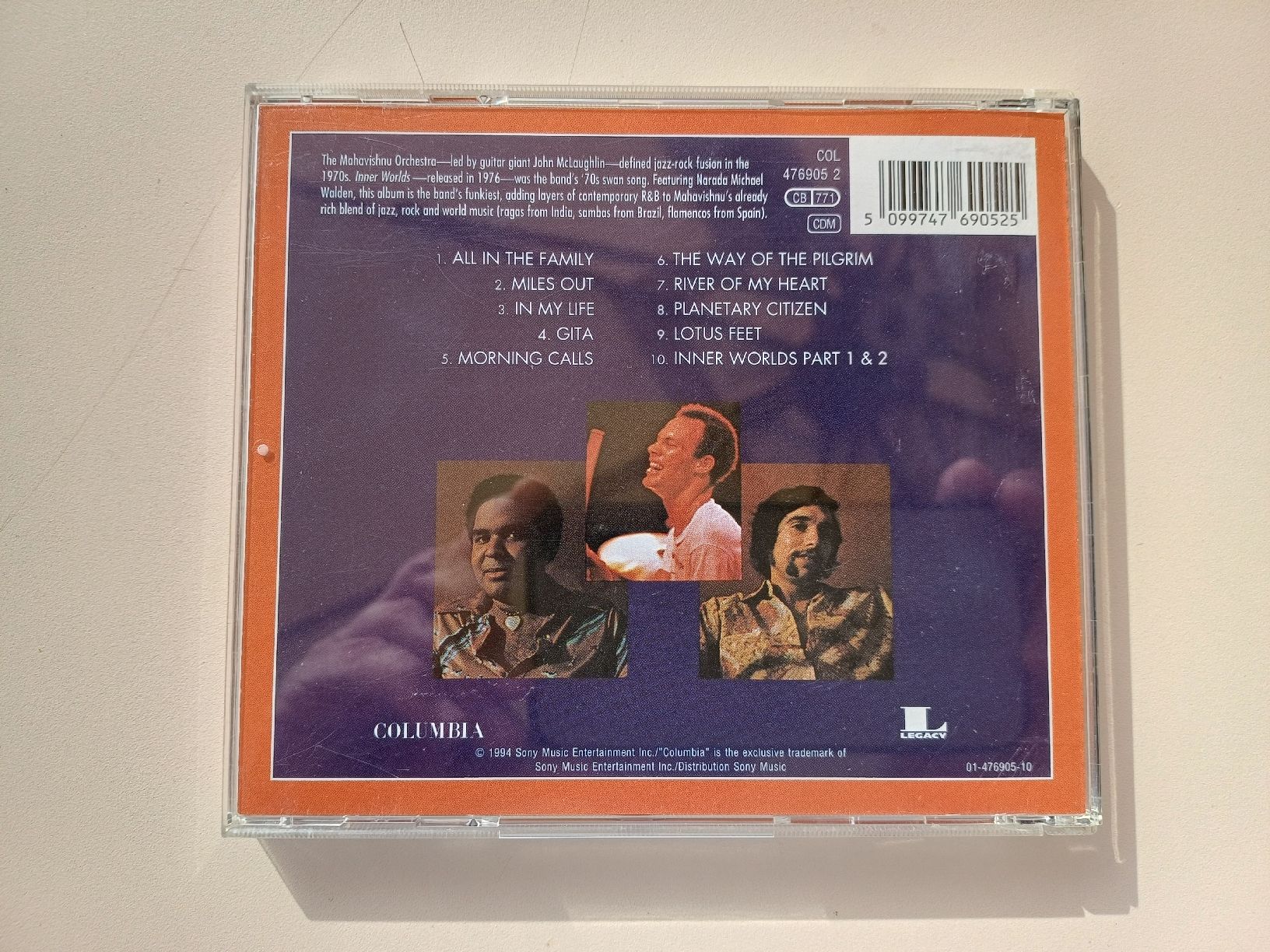CD: Mahavishnu Orchestra/John MCLaughlin "Inner Worlds" CD – Usato da Begnins venduto da Drastic-Sound 1