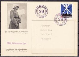 Militärpostkarte 2.Wk Mit Soldatenmarke