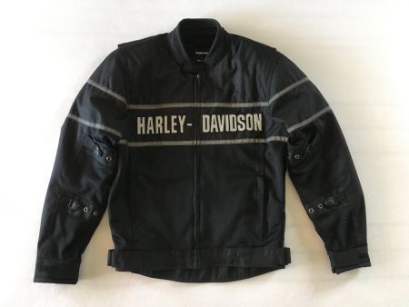 H-D Atmungsaktive Mesh-Jacke mit herausnehmbaren Protektoren