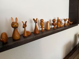 Holzfiguren-Set Tiere 12 Stück aus China