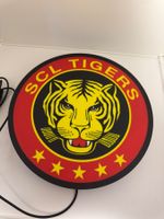 Lightbox lumière led Hockey SCL TIGERS wall murale