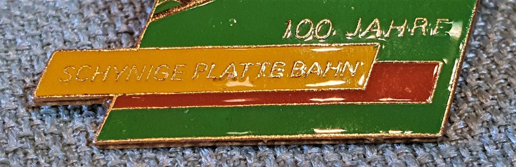 Pins: B175  Pin 100 Jahre Schynige Platte Bahn – Gebraucht aus Reinach BL von Boston-Verkauf 1