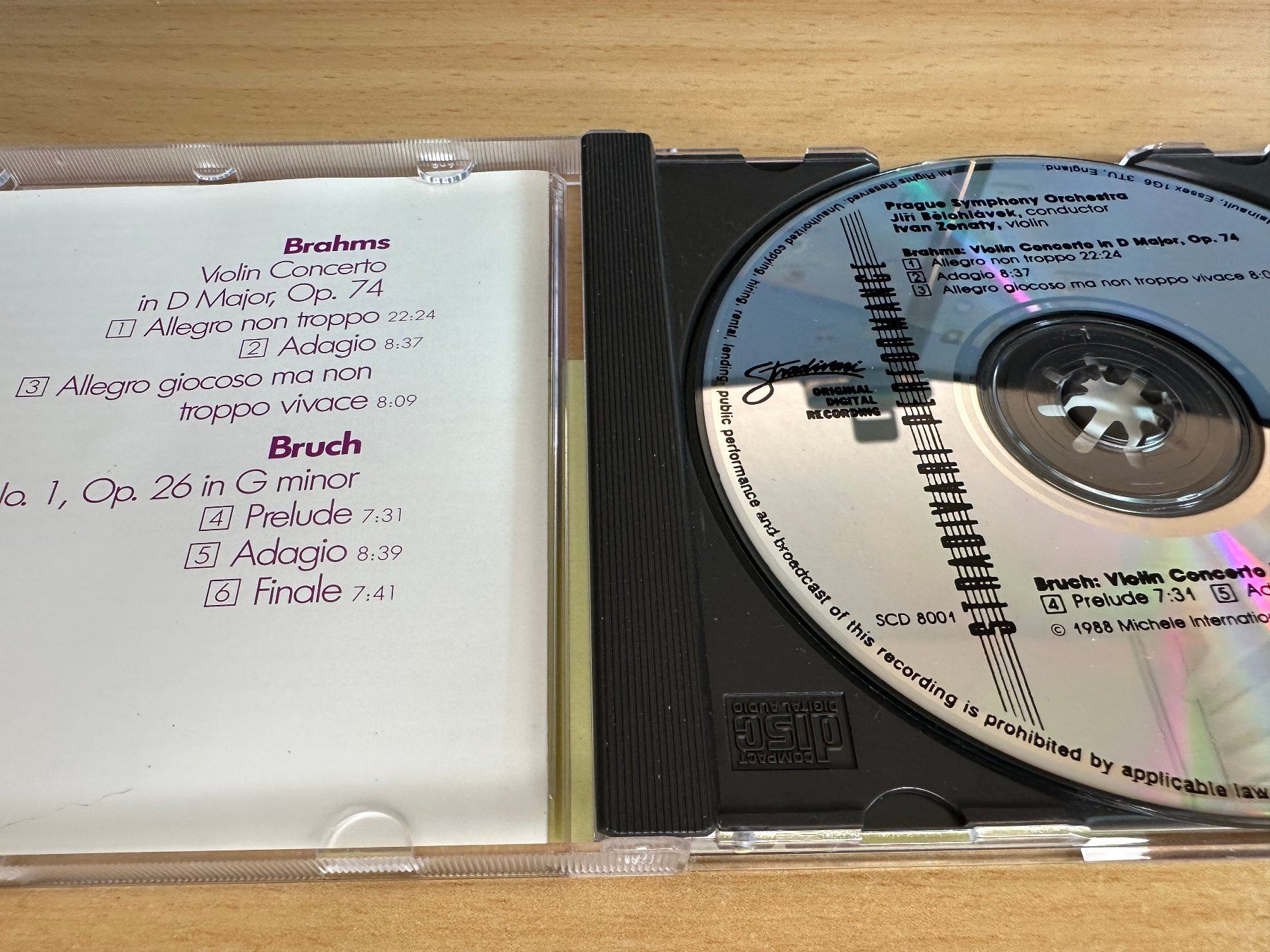CD: Brahams, Bruch, Bohuslav - Violin Concerto, Violin Concerto – Usato da Rikon im Tösstal venduto da Alpenmutz 2