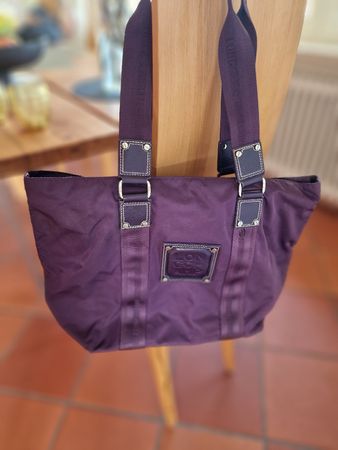 Longchamps Damenhandtasche auberginefarben