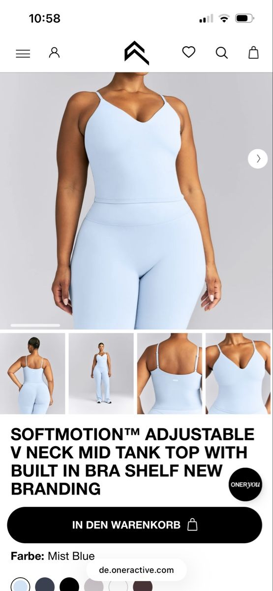 Oner Active Top: oner active soft motion top – Nuovo e nell'imballaggio originale da Hindelbank venduto da ginamarisa