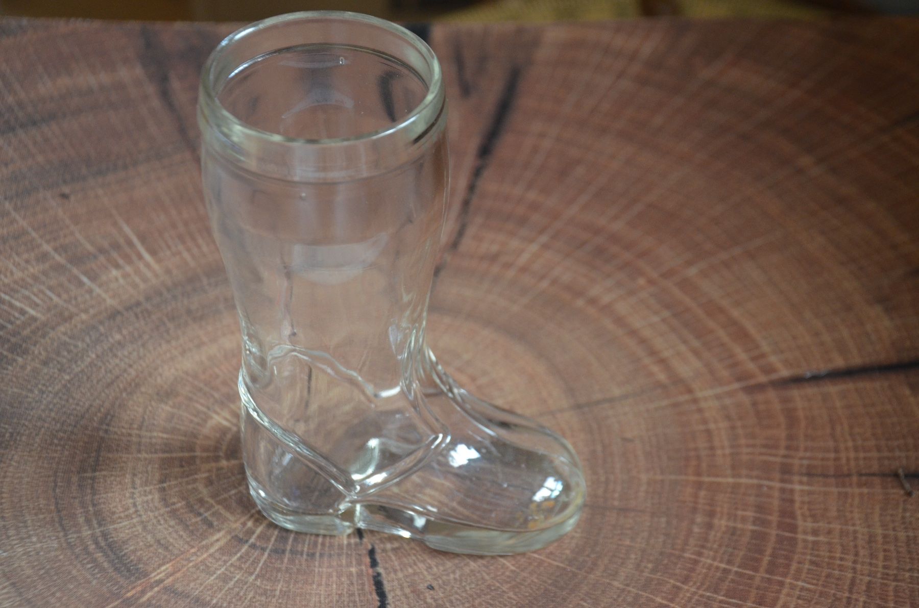 Vasen & Gefässe: VASE GLAS STIEFEL – Gebraucht aus Chiasso von Dolly015