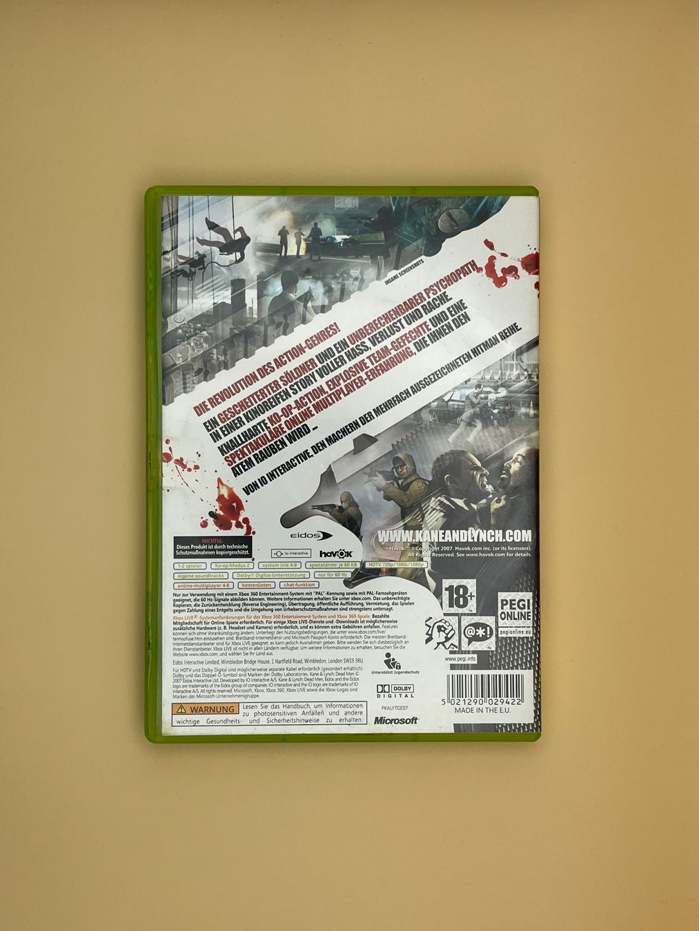 Microsoft Giochi: XBOX 360 / Kane & Lynch: Dead Men – Usato da Kölliken venduto da sergesellsretro 1