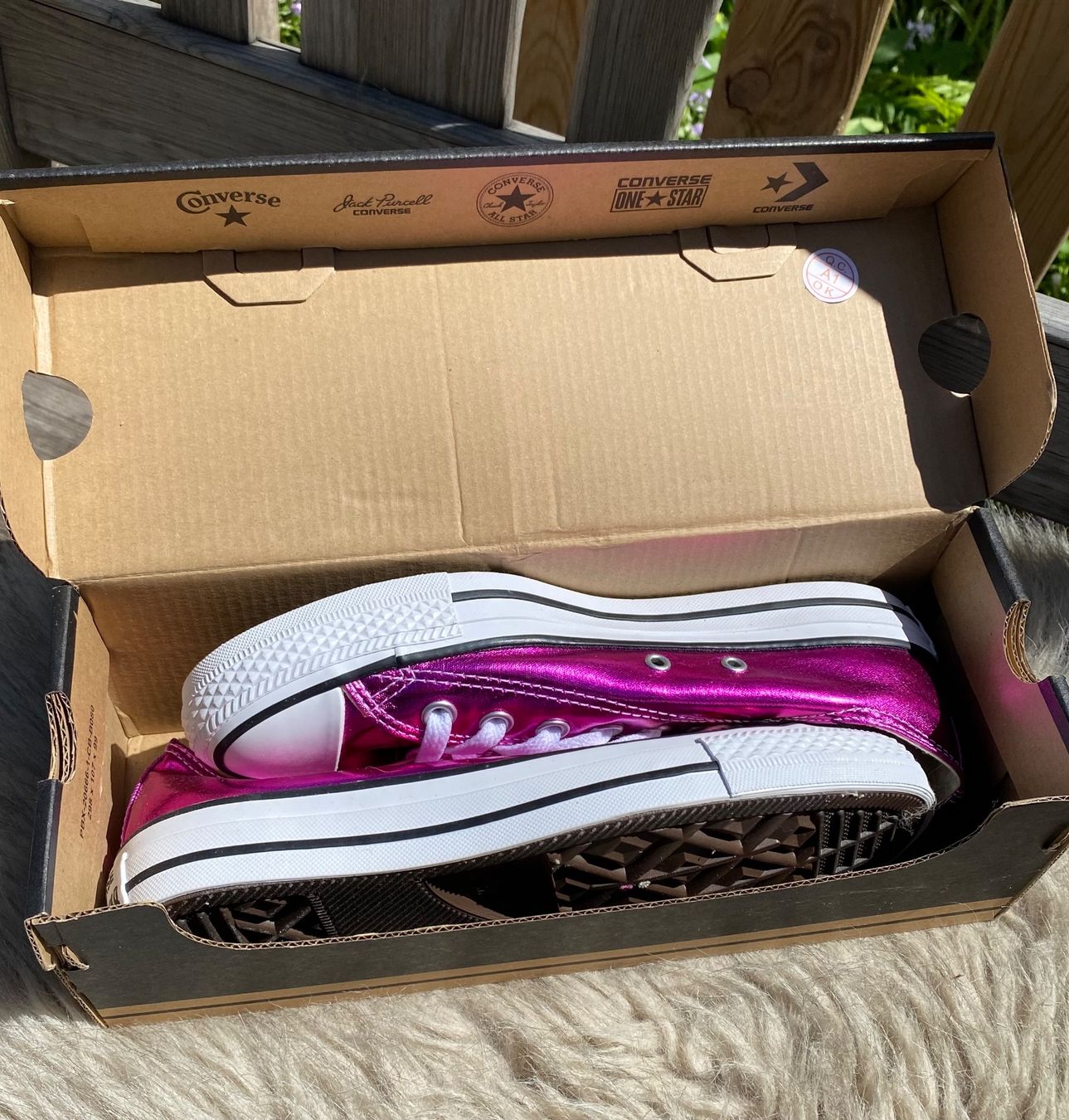 Converse Scarpe da uomo: Neue Converse in Magenta Glow Gr. 38 – Nuovo e nell'imballaggio originale da Roches BE venduto da Anamun 1