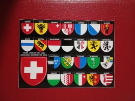 AK Abziehbild Schweiz Wappen Kantone
