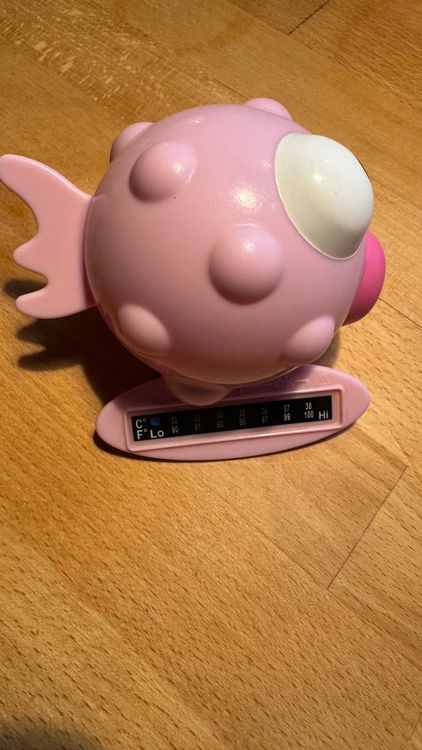 Chicco Badethermometer Fisch Blau | Farbwechsel Bei Wassertemperatur | Schwimmendes Baby Thermometer