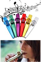 Kazoo Musikinstrumente Metall 6 Stück