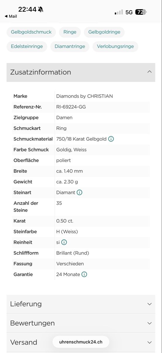 Christ Ringe: Verlobungsring – Gebraucht aus Oftringen von ale_zjs2 2