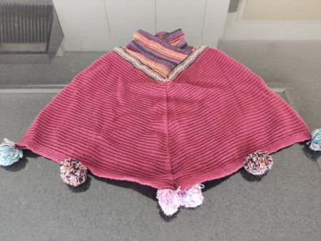 Poncho aus Südamerika Grösse 140